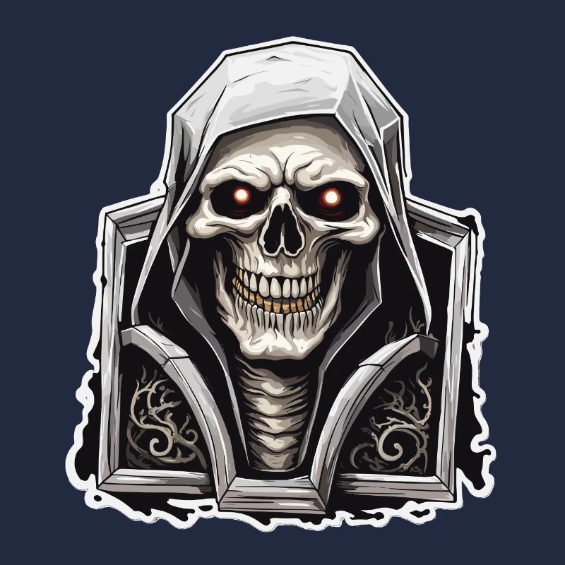 Skull / Skull / Skeleton / Gothic / Horror