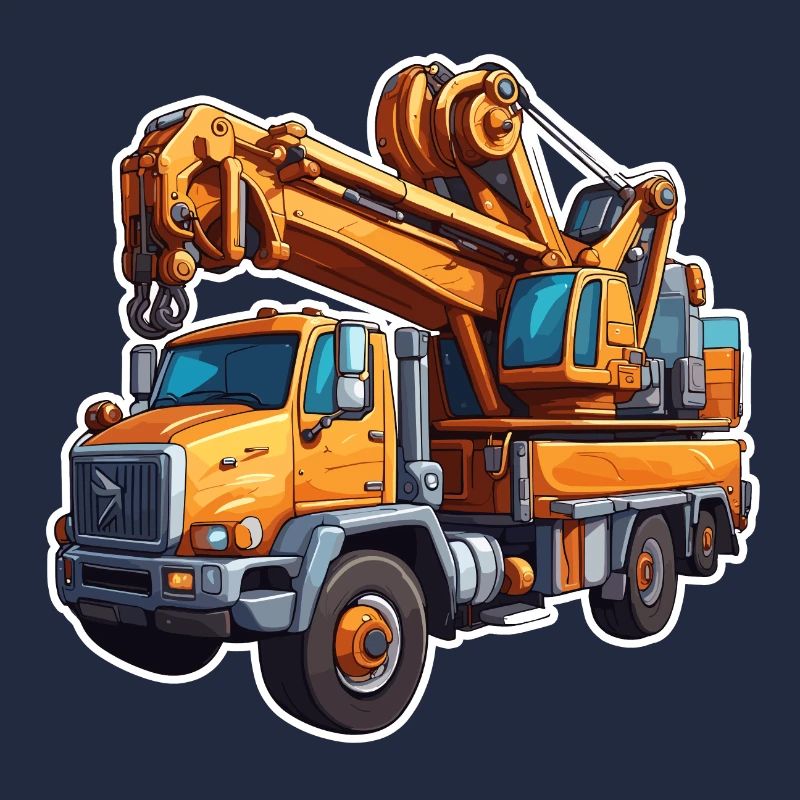 Crane / construction site / winch / crane system