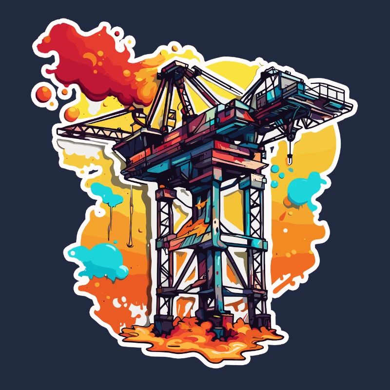 Kran / Baustelle / Seilwinde / Kransystem