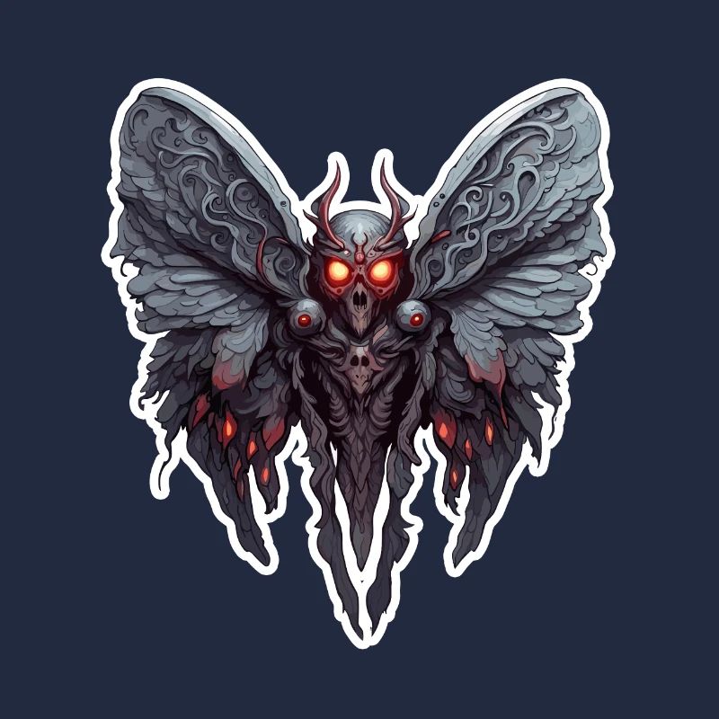 Mothman / Moth / Insect / Mythical Creature / Flutter
