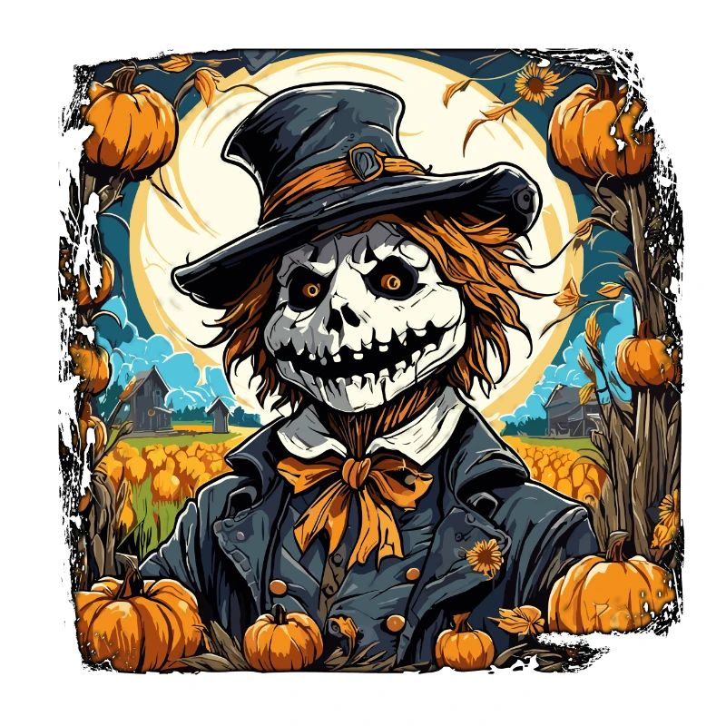 Scarecrow / Harvest Worker / Corn Field / Field