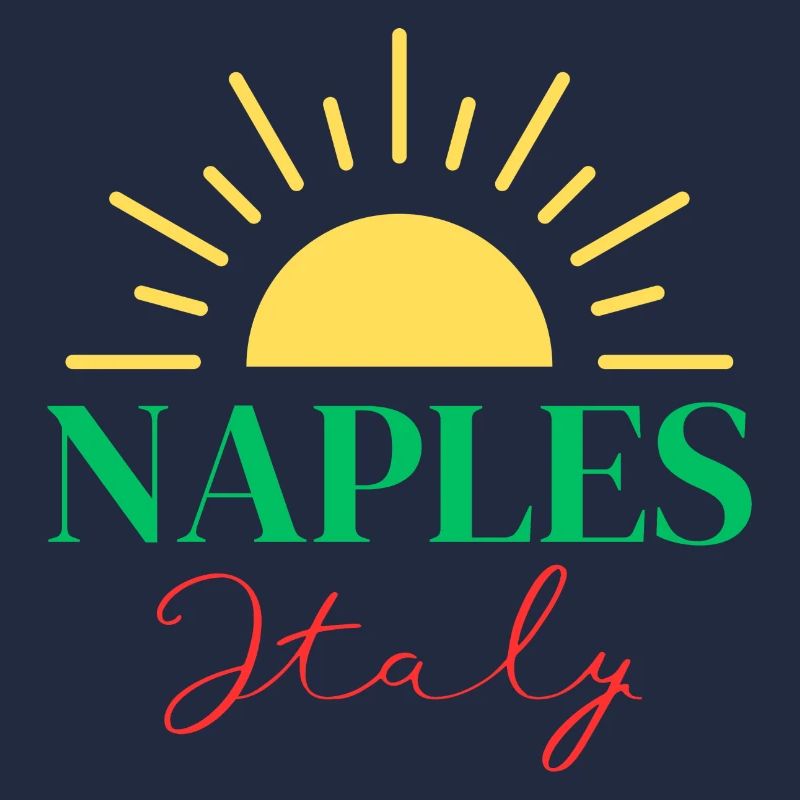 Lebendiges Neapel, Italien, Sun Design