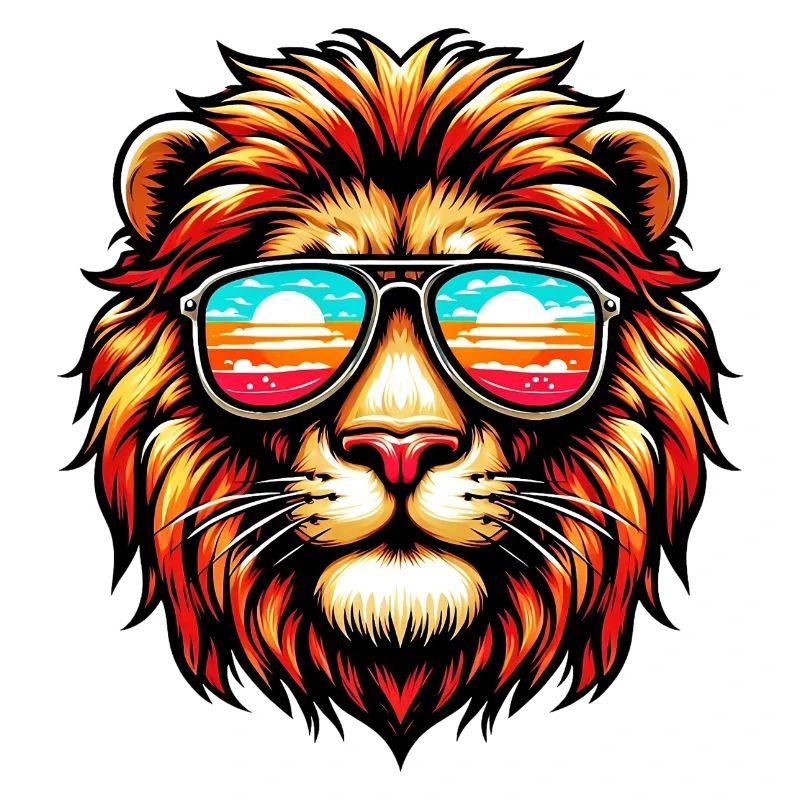 Lion with Sunglasses