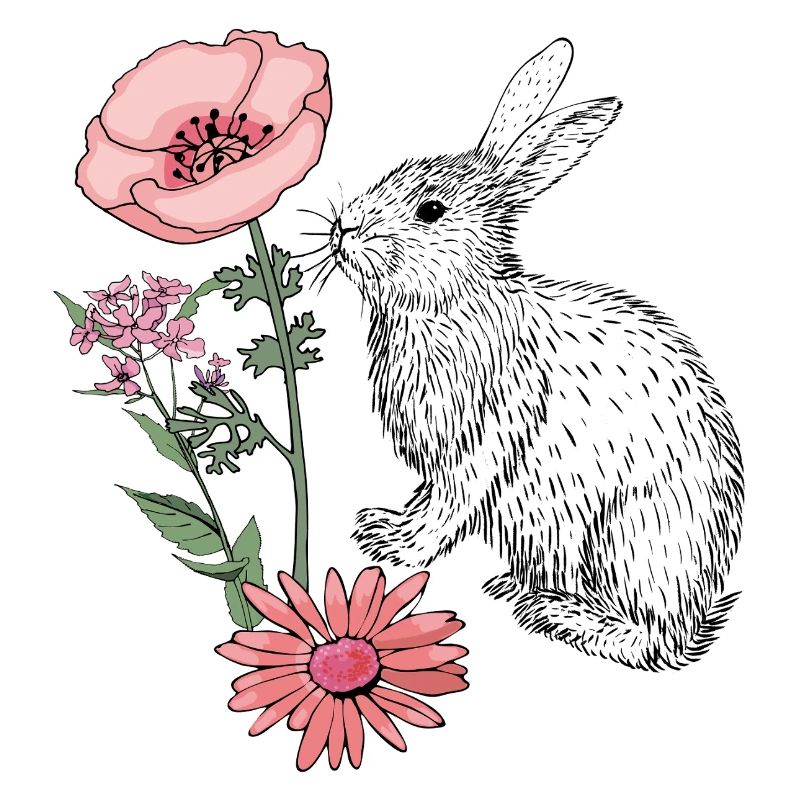 Lapin de Pâques Joyeuses Pâques