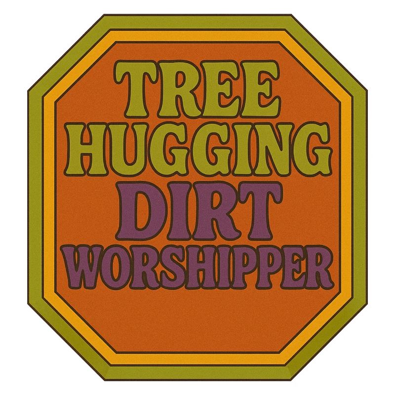 Baumumarmender Drecksanbeter Abzeichen