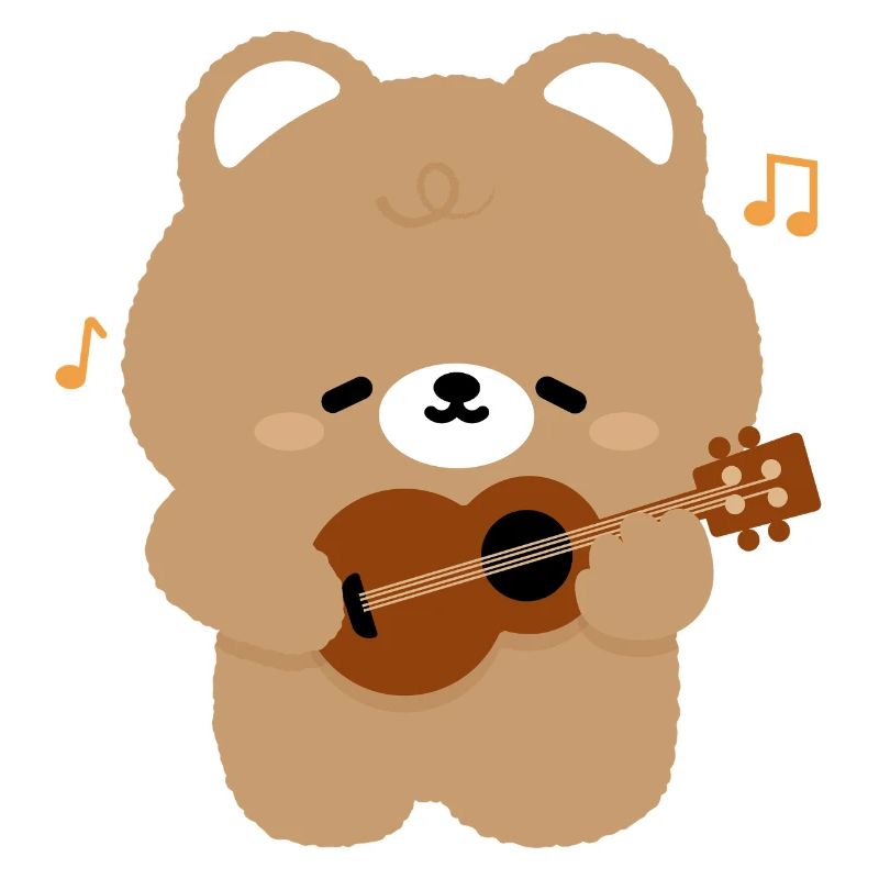Bear Guitar Serenade
