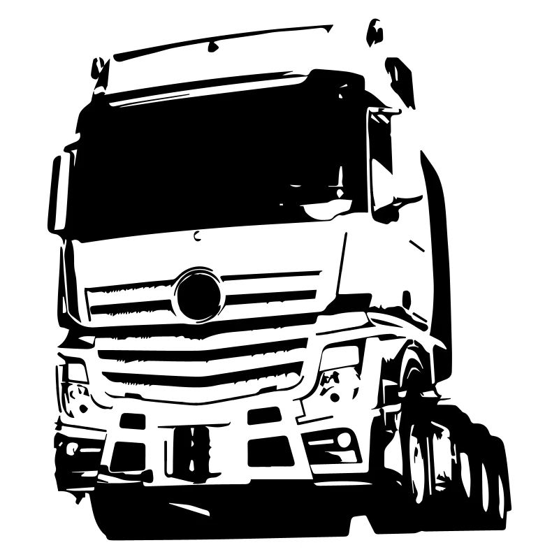 Deutscher LKW Silhouette
