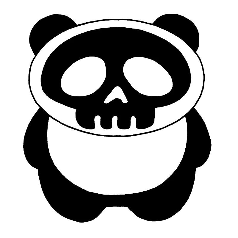 Crâne de panda