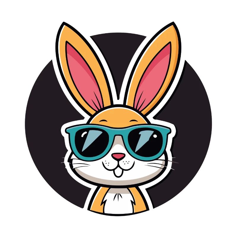 Solarbunny mit blauer Brille