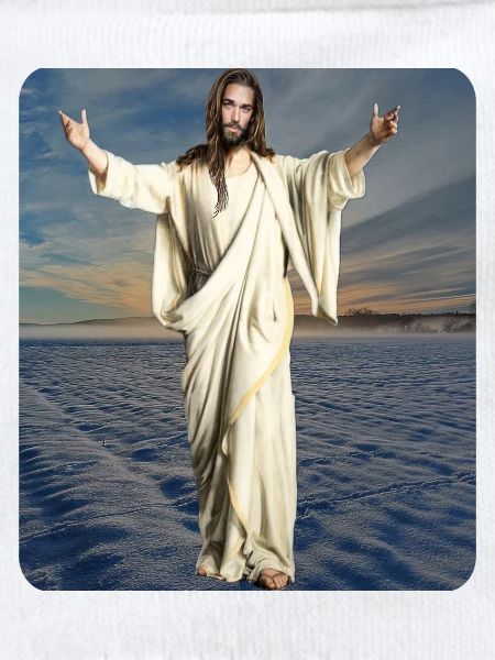 Jesusfigur Winter