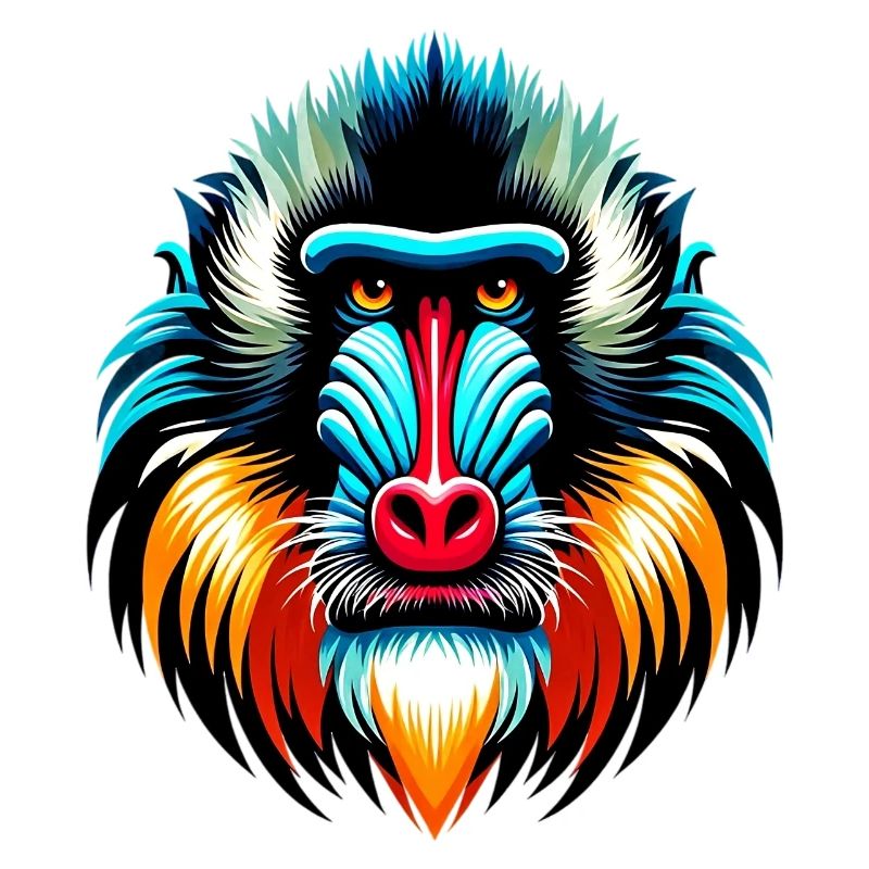 Mandrill monkey