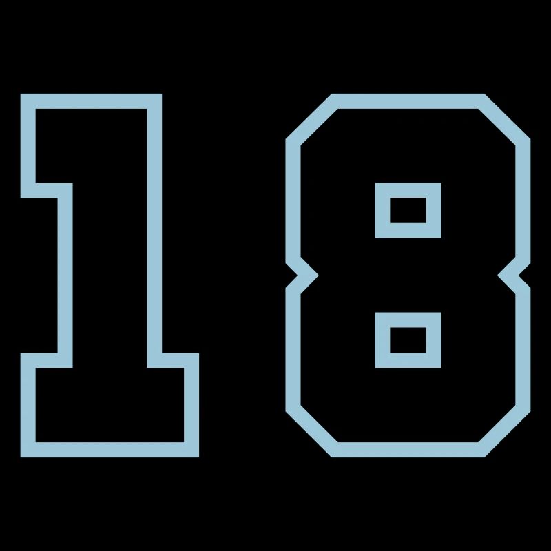 18 Zahl symbol