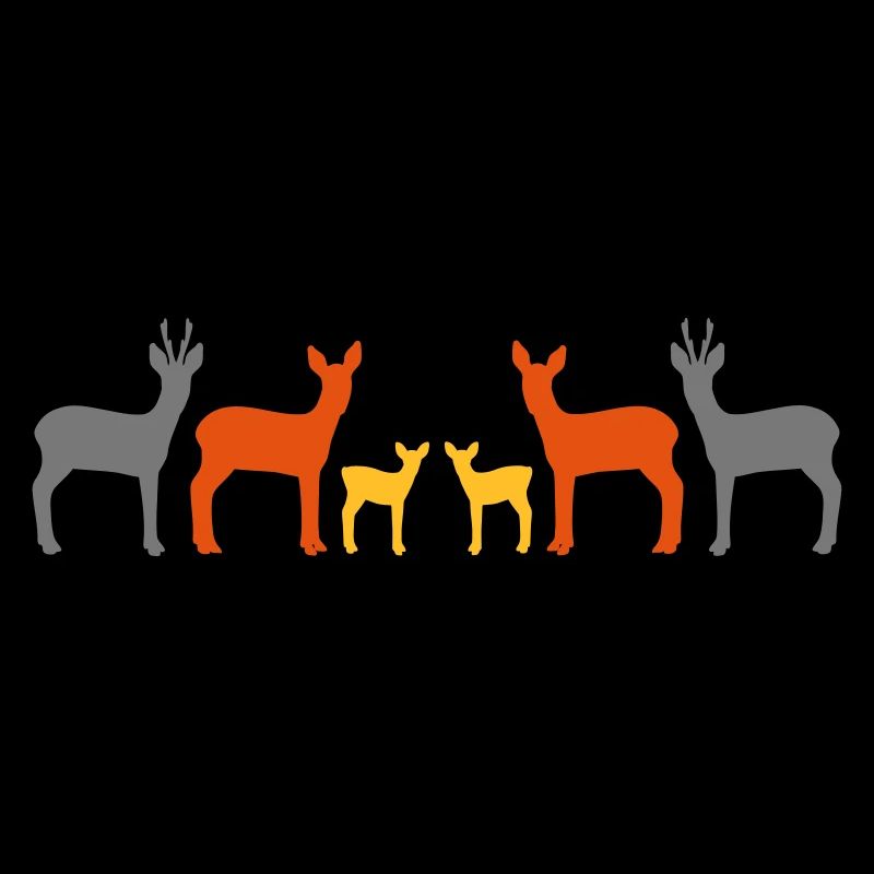 Cerf serrer les coudes vekt