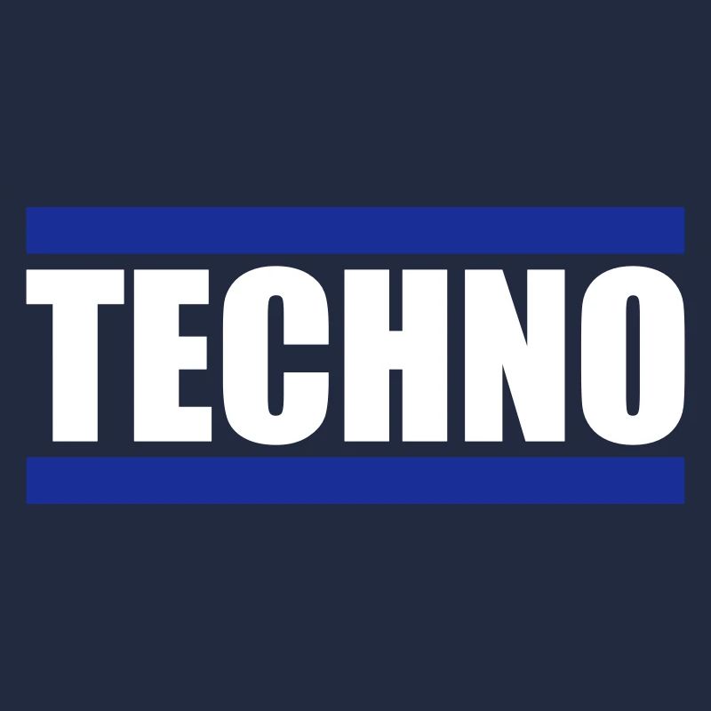 Techno Liebe Zitat Spruch Musik Party Feiern Logo