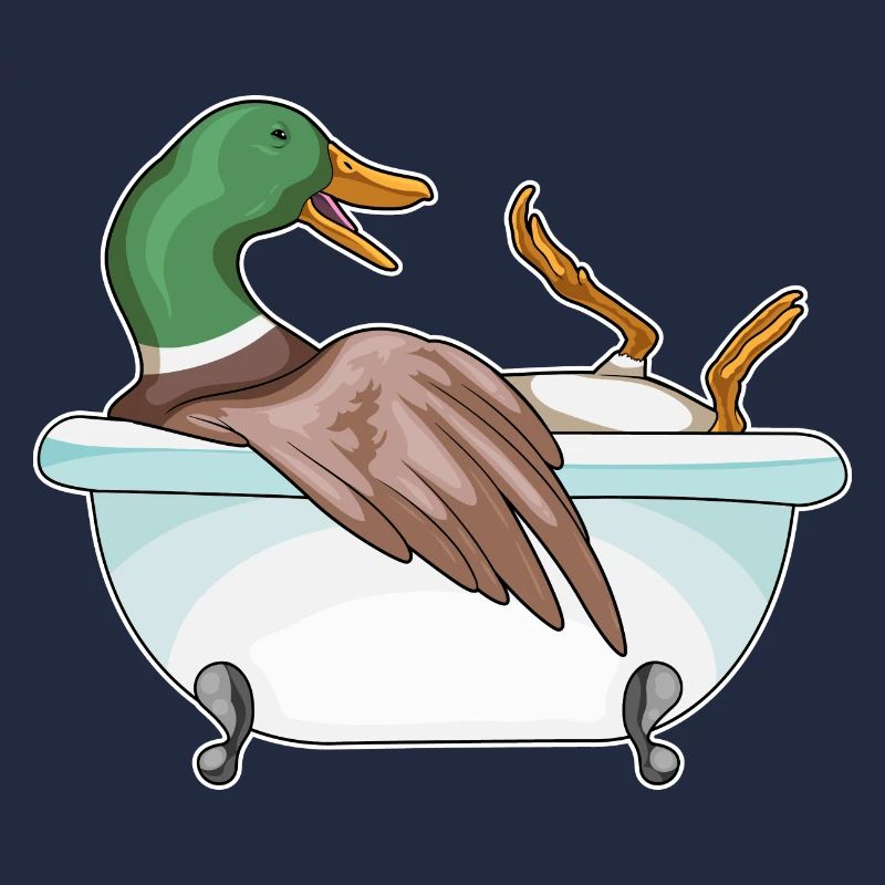 Baignoire de bain de canard