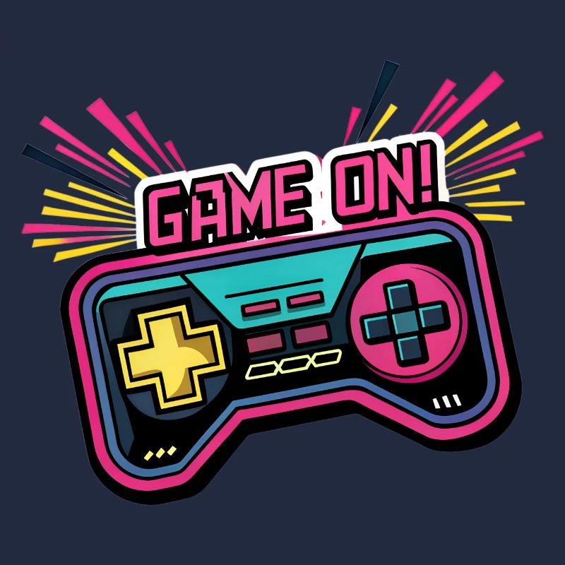 GAME ON. GAME CONTROLLER. GAME PAD