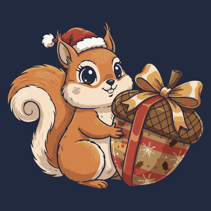 Winterfreude Eichhörnchen Geschenk