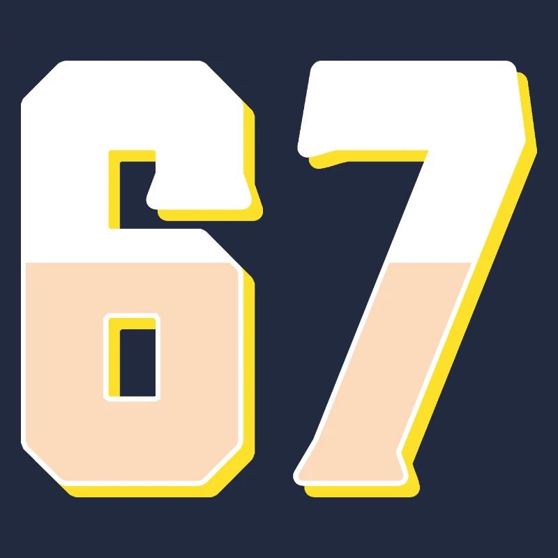 6 7 – Trendiges, minimalistisches Textdesign,