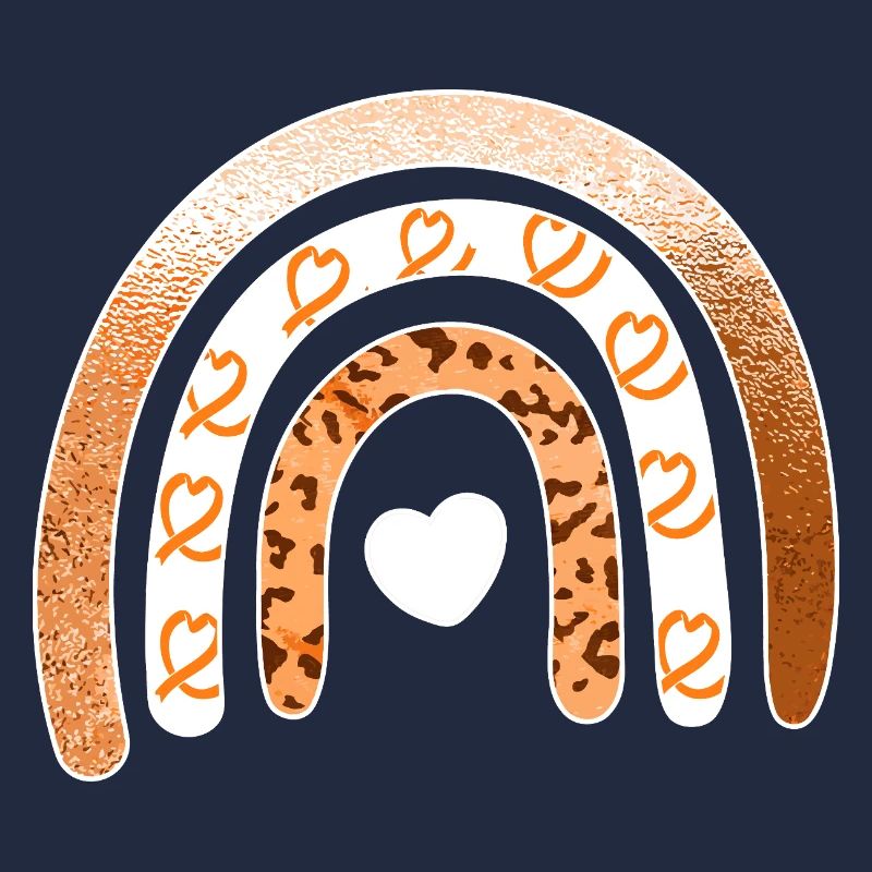 Leopard-Regenbogenherz-Arc