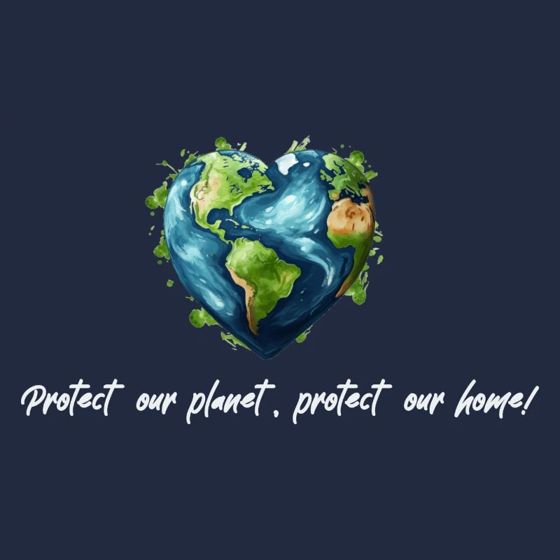 Protect our planet white