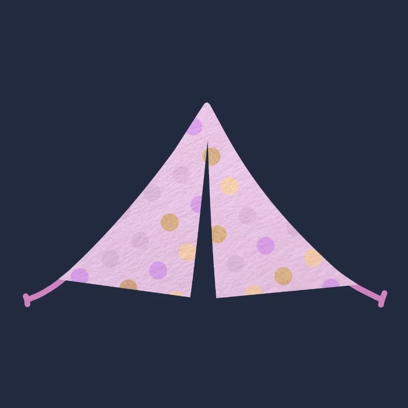 Zelt rosa Dots Punkte Camping Camper Mädchen