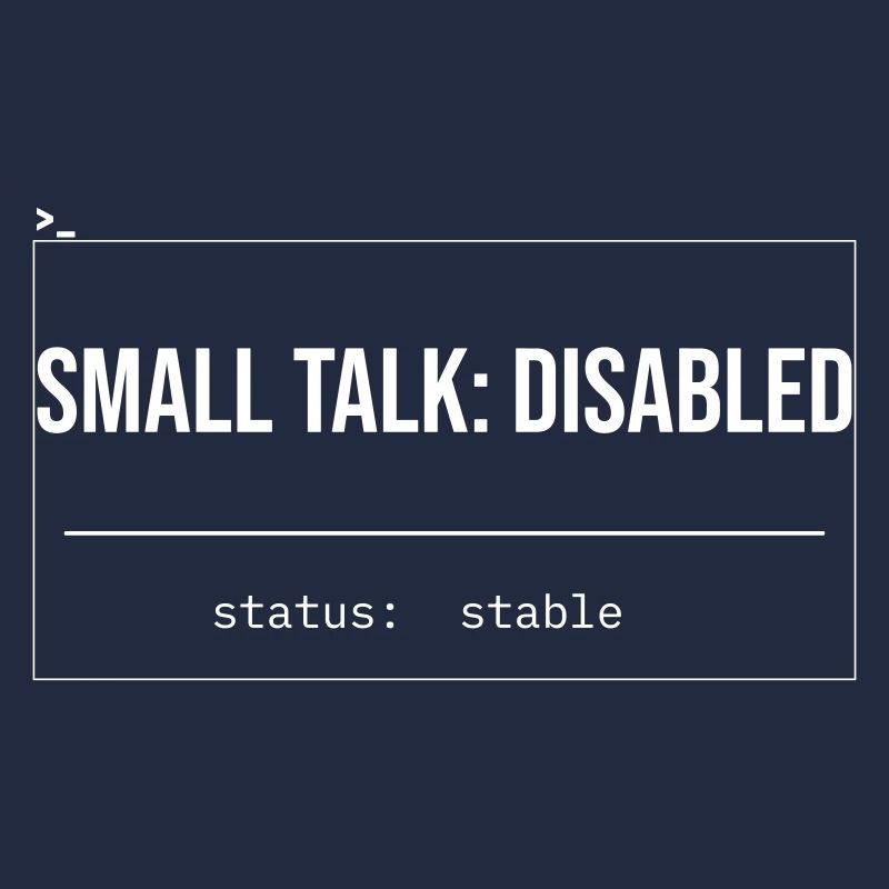 Small Talk: Disabled Status