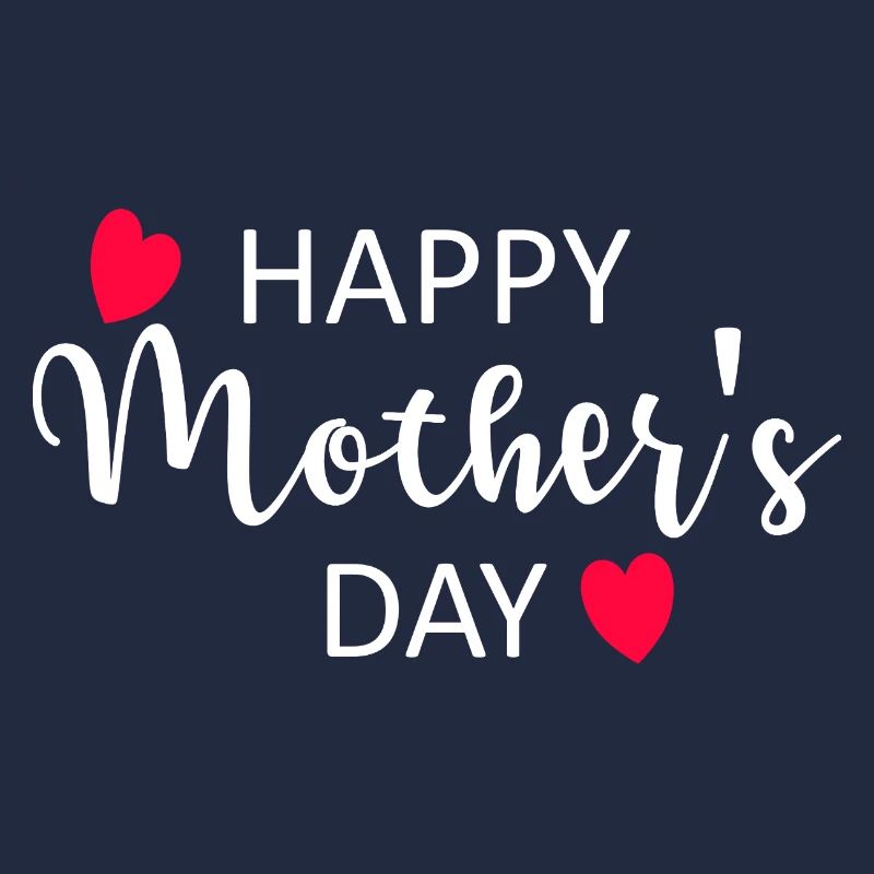 Happy Mother's Day Script Hearts