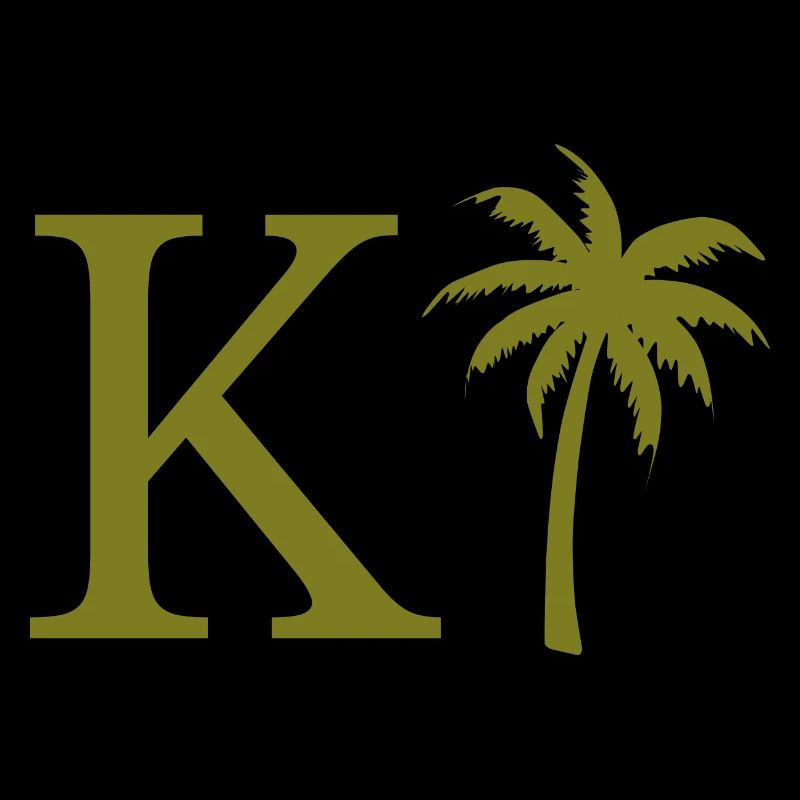 Lettre k vert Palm