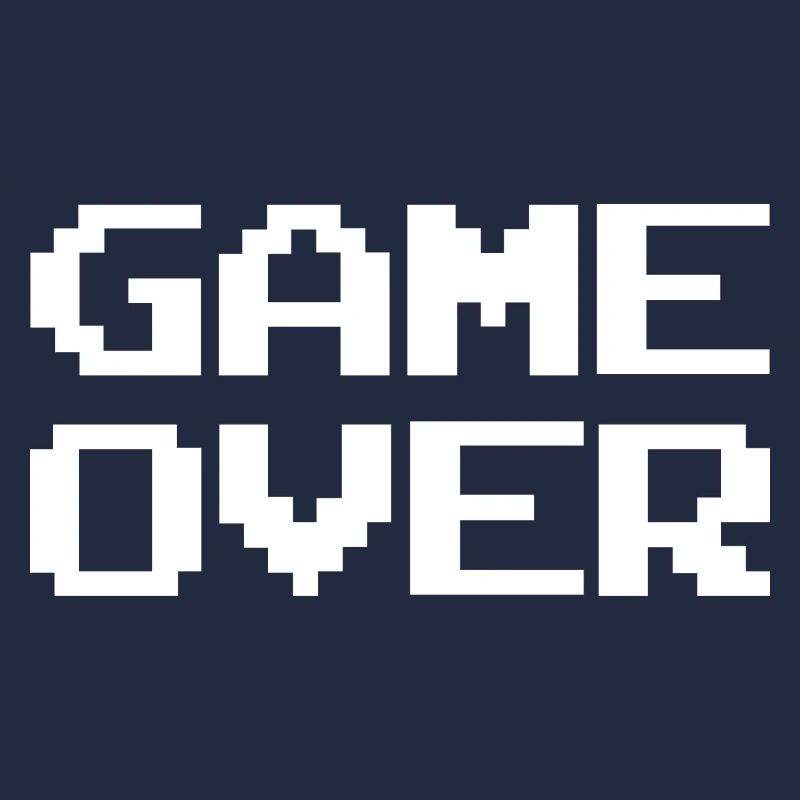 Pixel Game Over Retro