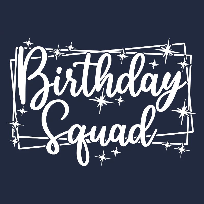 Birthday Squad Matching Gruppe Geburtstagsfeier Geschenk