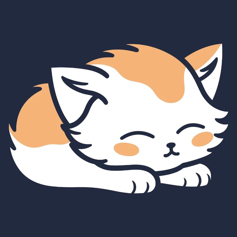 Bébé chat qui dors