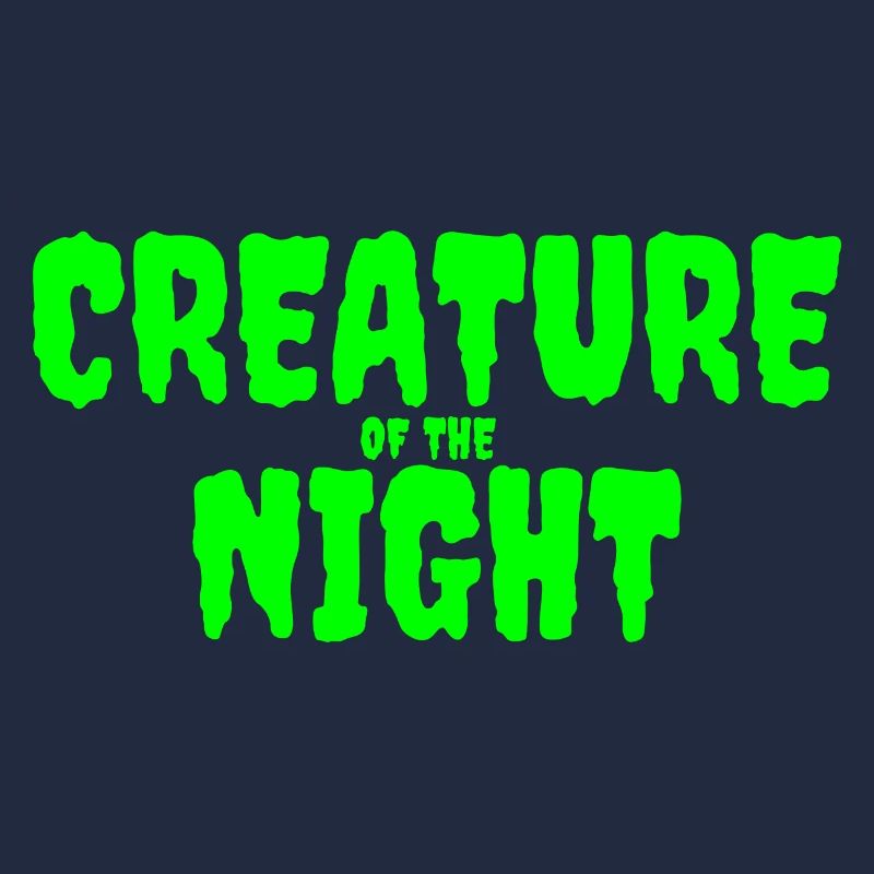 Creature of the Night Horror Text