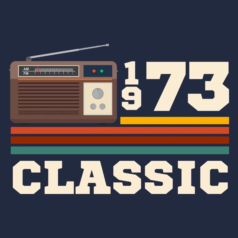 Anniversary 1973 retro classic