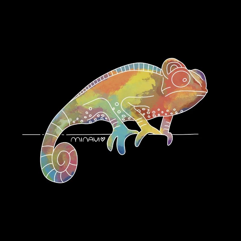 Caméléon / Reptile / Couleur / Iguane / Multicolore