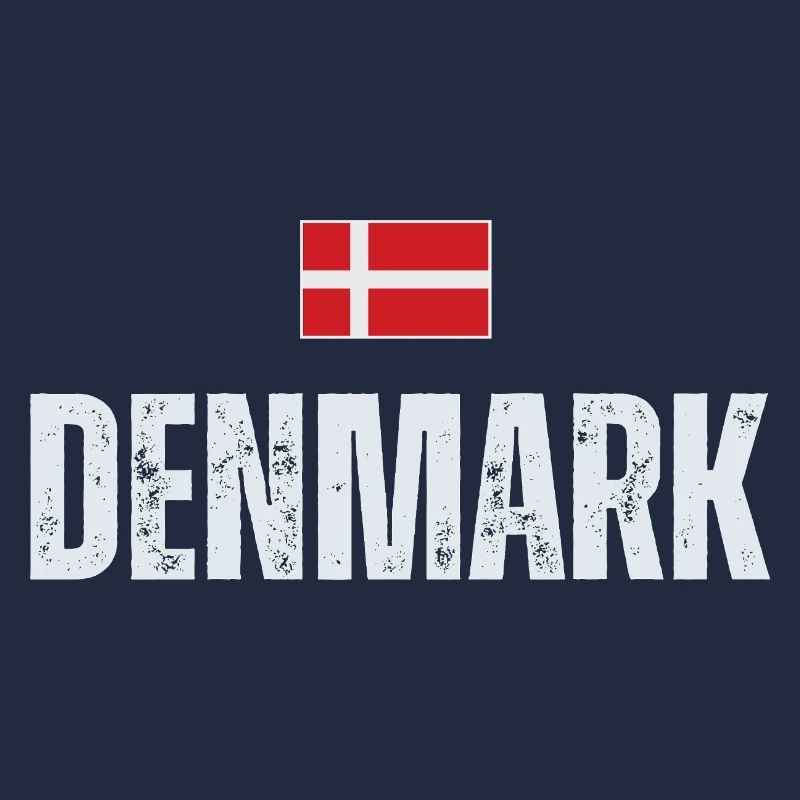 Drapeau du Danemark, fier danois