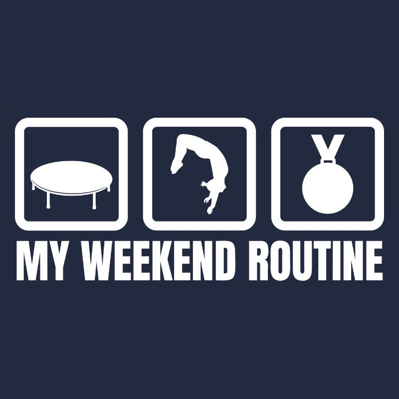Trampolin Wochenendroutine