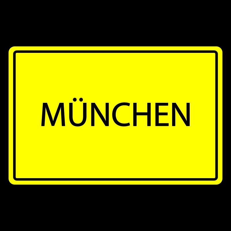 Panneau de la ville de Munich