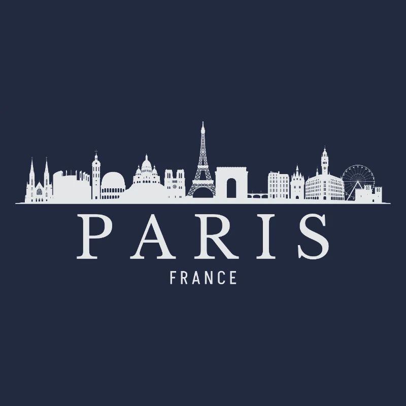 Pariser Skyline, Paris, Frankreich