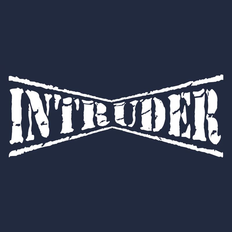 intrus hacker intrus clan sticker ordinateur