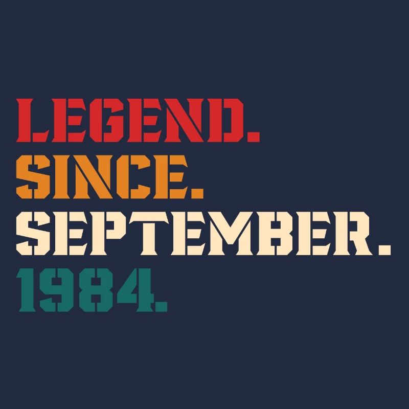 Legende seit September 1984