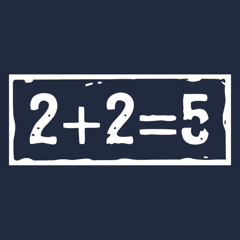 2 plus 2 ergibt 5 (dunkel)