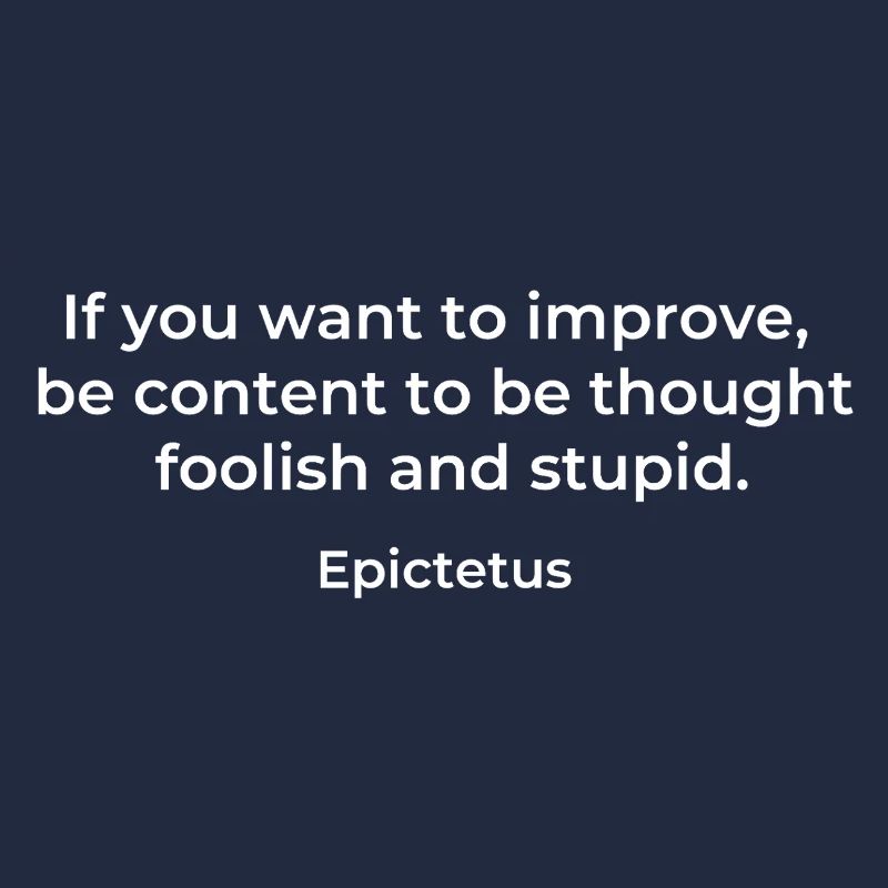Conception de citation de motivation minimaliste Epicteus