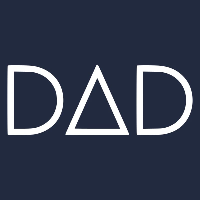 Dad Triangle Monogram