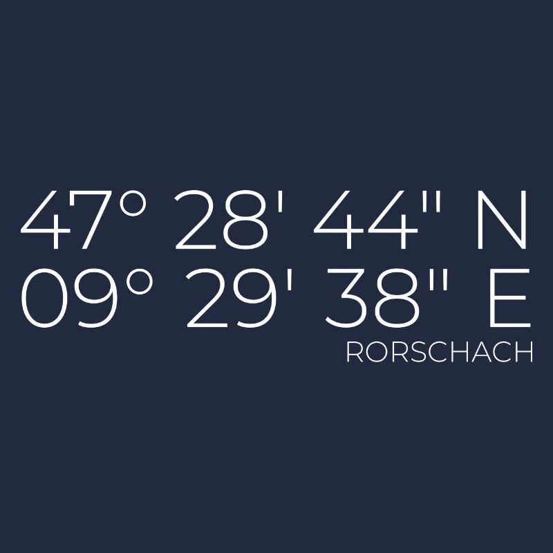 Coordonnées Rorschach, Suisse
