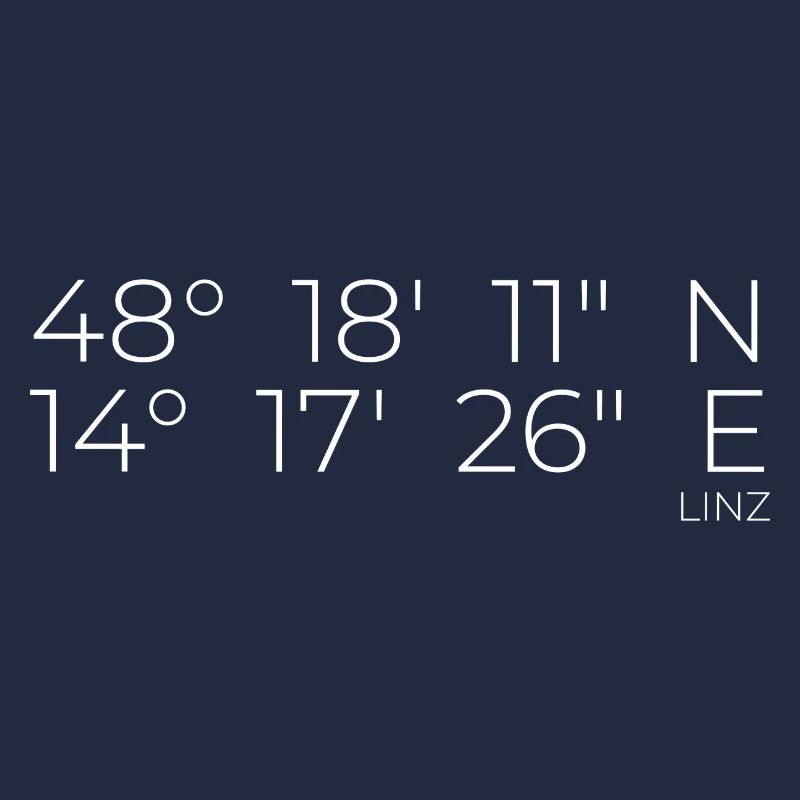 Coordinates Linz, Austria