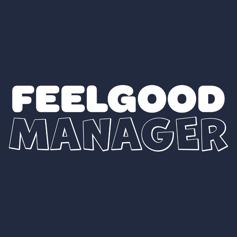 Feelgood Manager Design Tshirt blanc