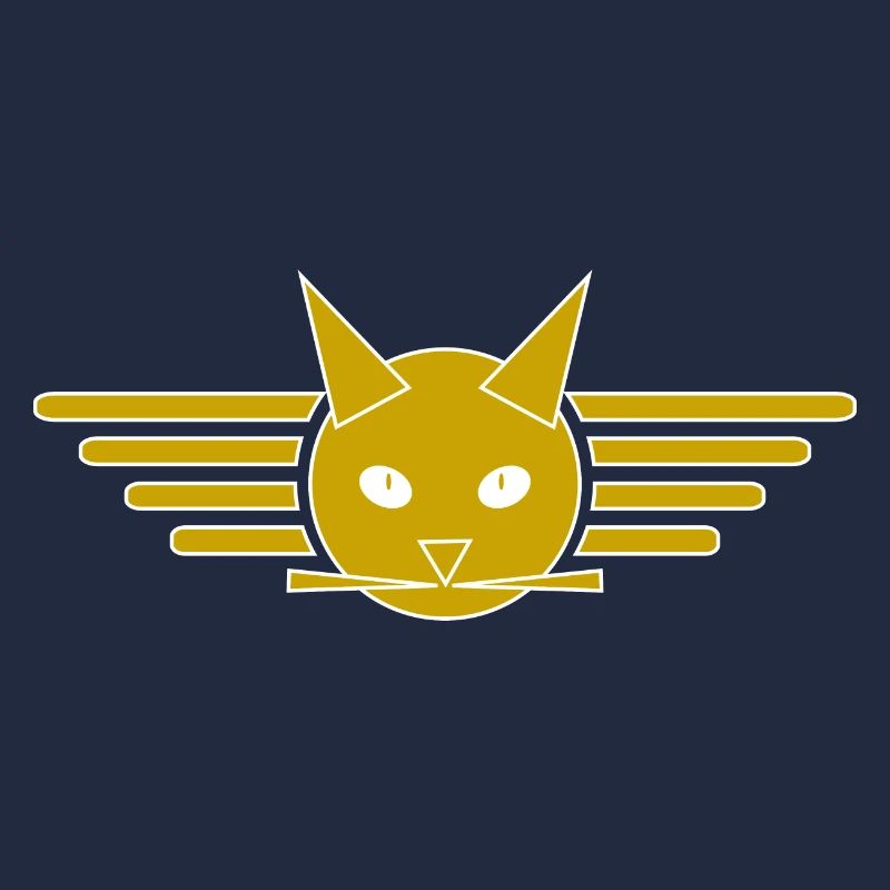 Conception créative de t-shirt Ailes de chat
