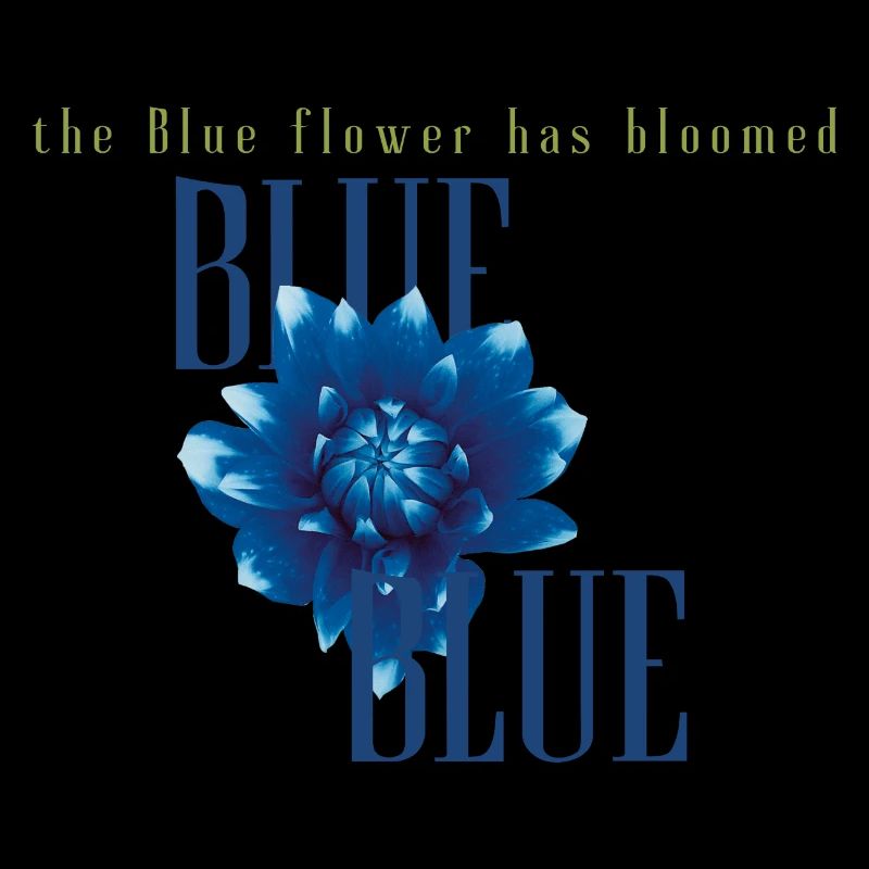 La fleur bleue a fleuri
