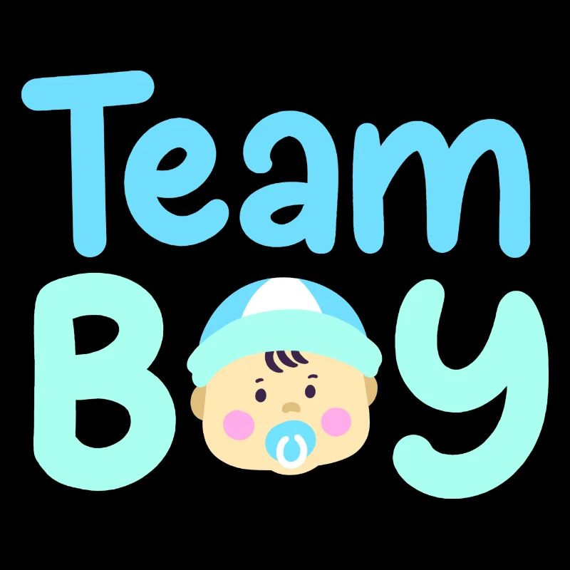 Team Boy: Bekanntgabe des Geschlechts des Babys