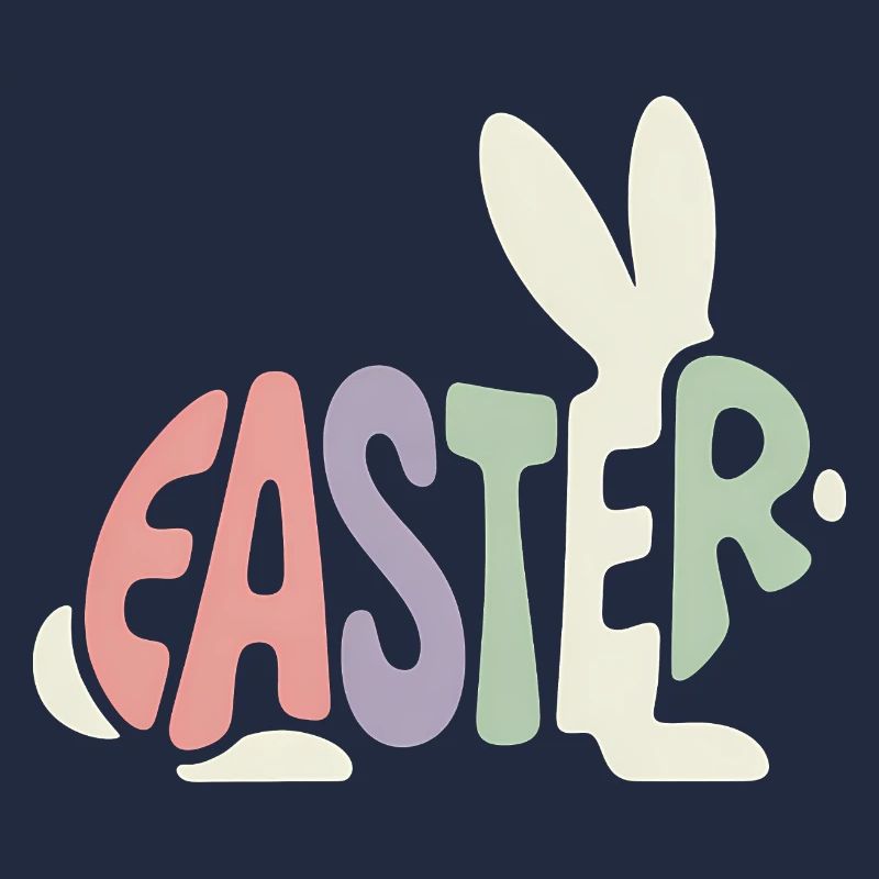 Lapin de Pâques - Logo de Pâques